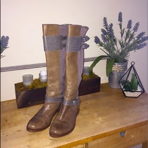 Nike Air Equestrian Boots -  Leather and Suede